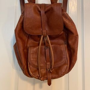 The Transport Rucksack, Madewell Backpack, Color: English Saddle